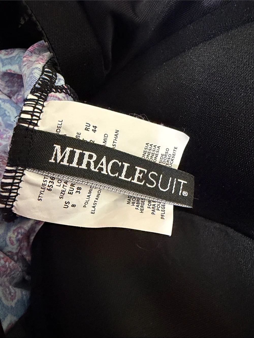 Miraclesuit Allura Geo Mandala Tankini Swim Top